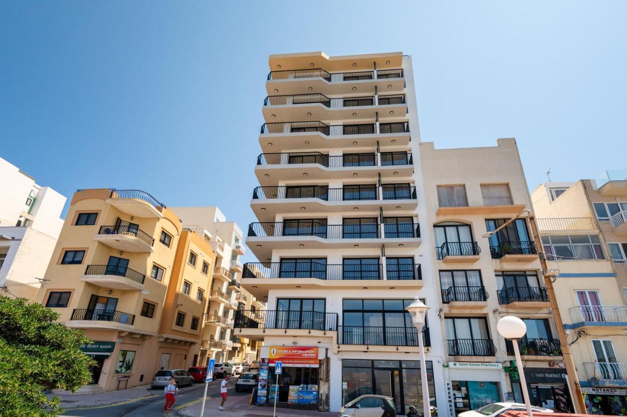 Islet Promenade Seafront Family Apartment With 2 Balconies By Getawaysmalta St. Paul's Bay Ngoại thất bức ảnh