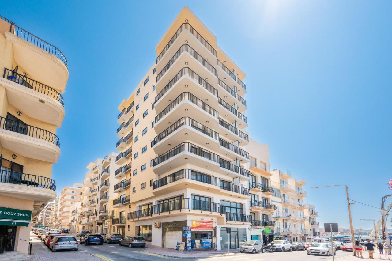 Islet Promenade Seafront Family Apartment With 2 Balconies By Getawaysmalta St. Paul's Bay Ngoại thất bức ảnh